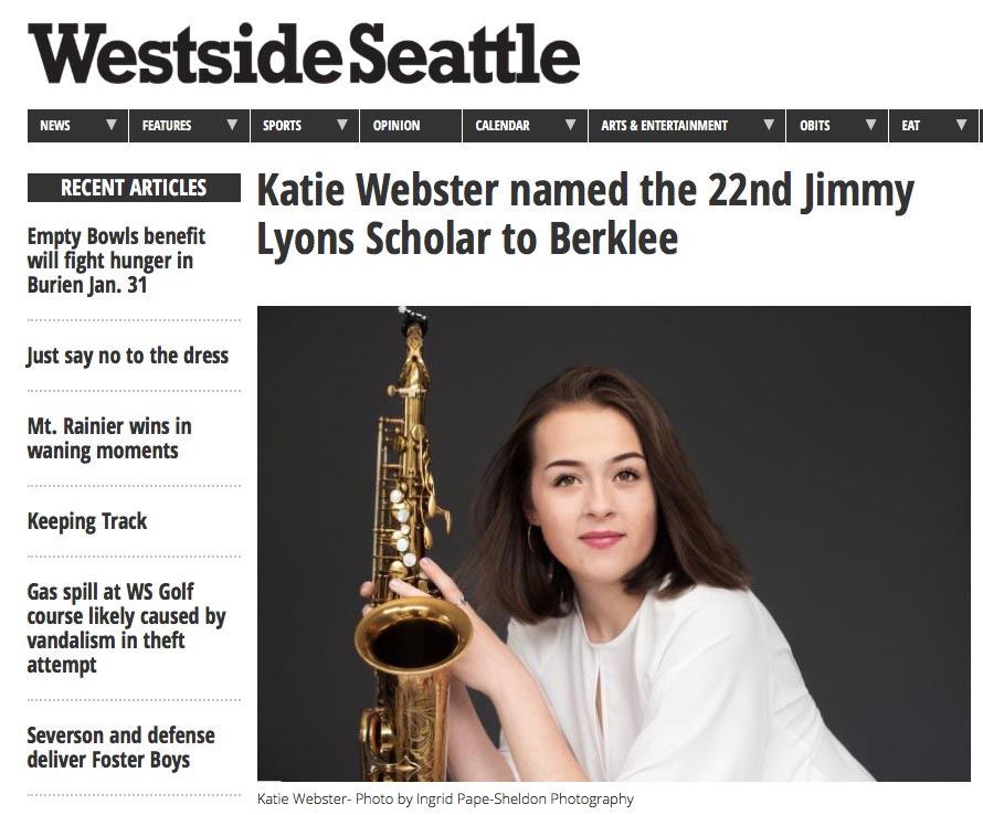 Katie Webster by Ingrid Pape-Sheldon used by Westside Seattle